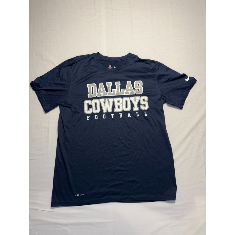 Nike Dallas Cowboys Dri-Fit Mens Size Large Navy Blue NFL Football